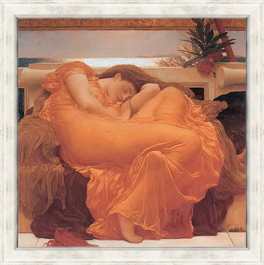 Картина в раме - Flaming june. Пылающий июнь. Барон Фредерик Лейтон