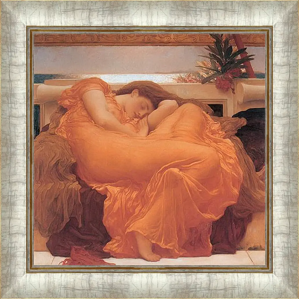 Картина в раме - Flaming june. Пылающий июнь. Барон Фредерик Лейтон