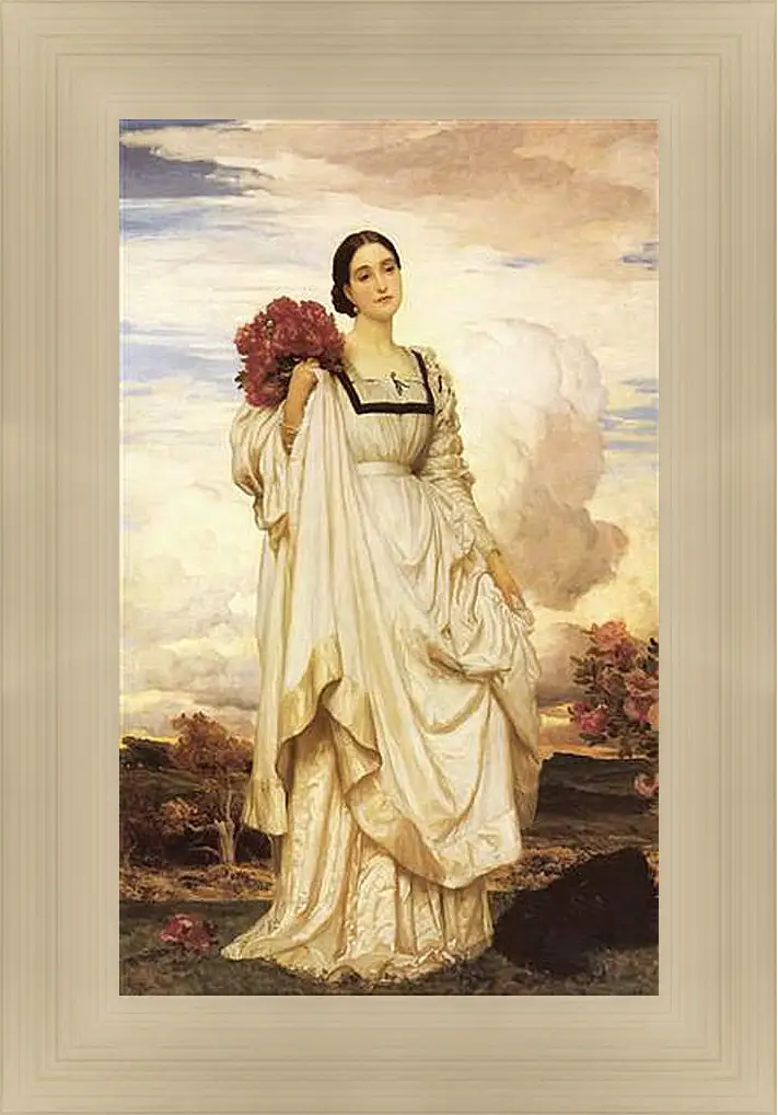 Картина в раме - The Countess Brownlow. Графиня Браунлоу. Барон Фредерик Лейтон