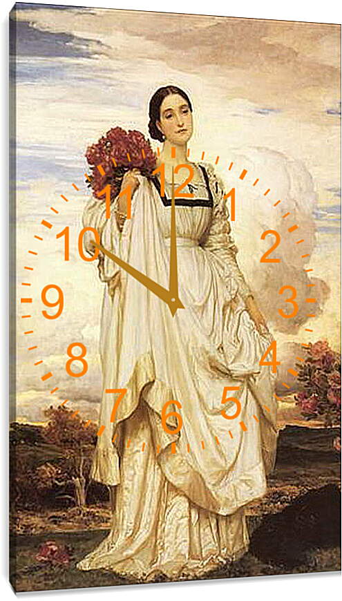 Часы картина - The Countess Brownlow. Графиня Браунлоу. Барон Фредерик Лейтон
