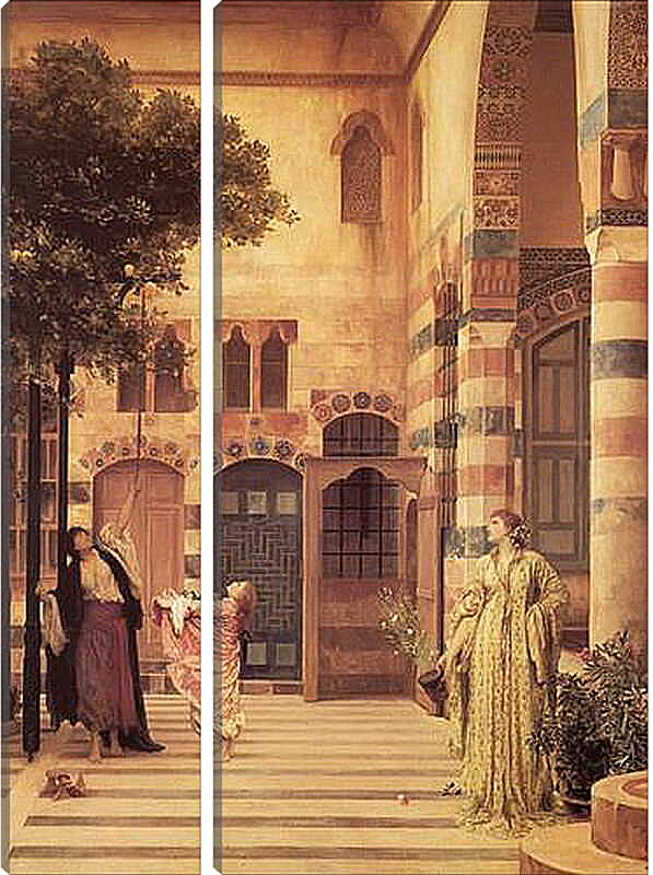 Модульная картина - Leighton Old Damascus Jew-s Quarter - Старый Дамаск еврейcкий квартал. Барон Фредерик Лейтон
