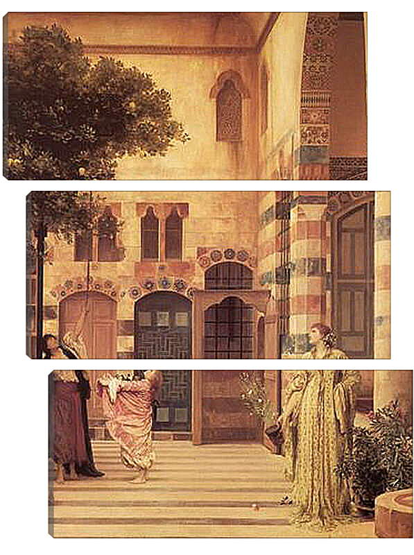 Модульная картина - Leighton Old Damascus Jew-s Quarter - Старый Дамаск еврейcкий квартал. Барон Фредерик Лейтон