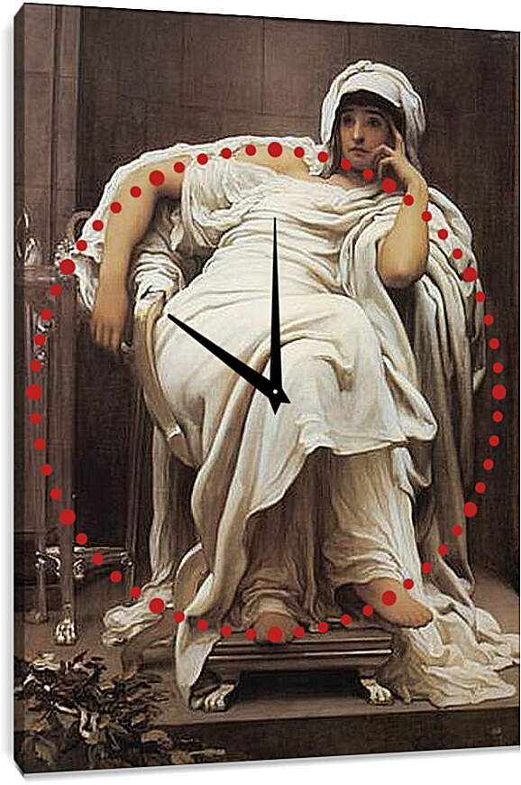 Часы картина - Faticida. Фатицида. Барон Фредерик Лейтон