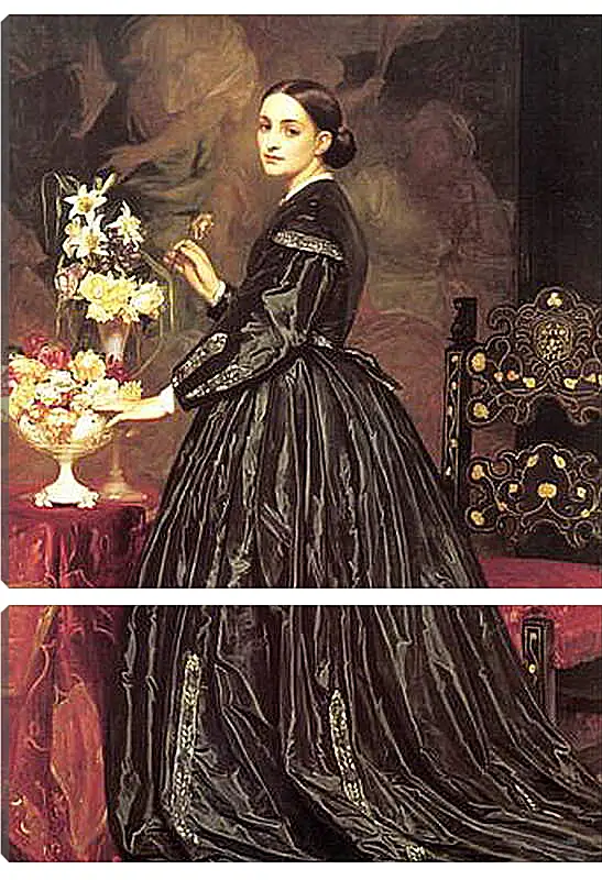 Модульная картина - Mrs James Guthrie. Миссис Джеймс Гатри. Барон Фредерик Лейтон