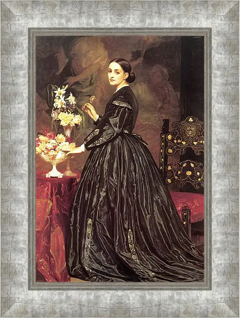 Картина в раме - Mrs James Guthrie. Миссис Джеймс Гатри. Барон Фредерик Лейтон