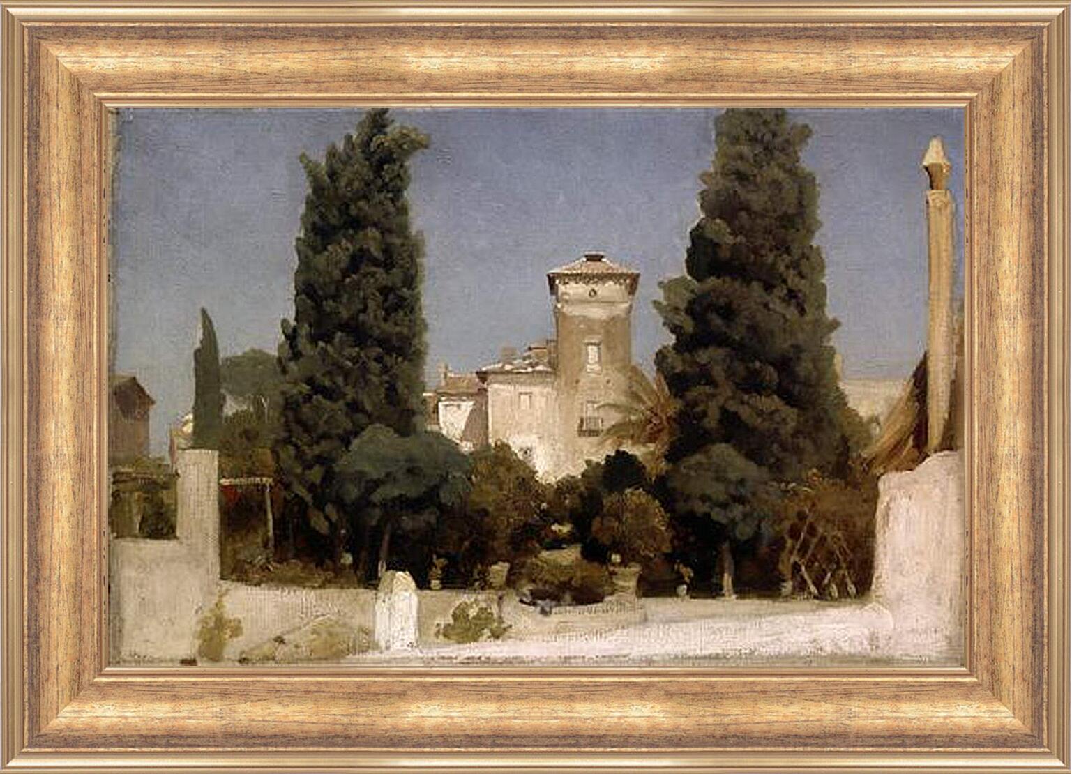 Картина в раме - The Villa Malta, Rome. Вилла Мальта, Рим. Барон Фредерик Лейтон