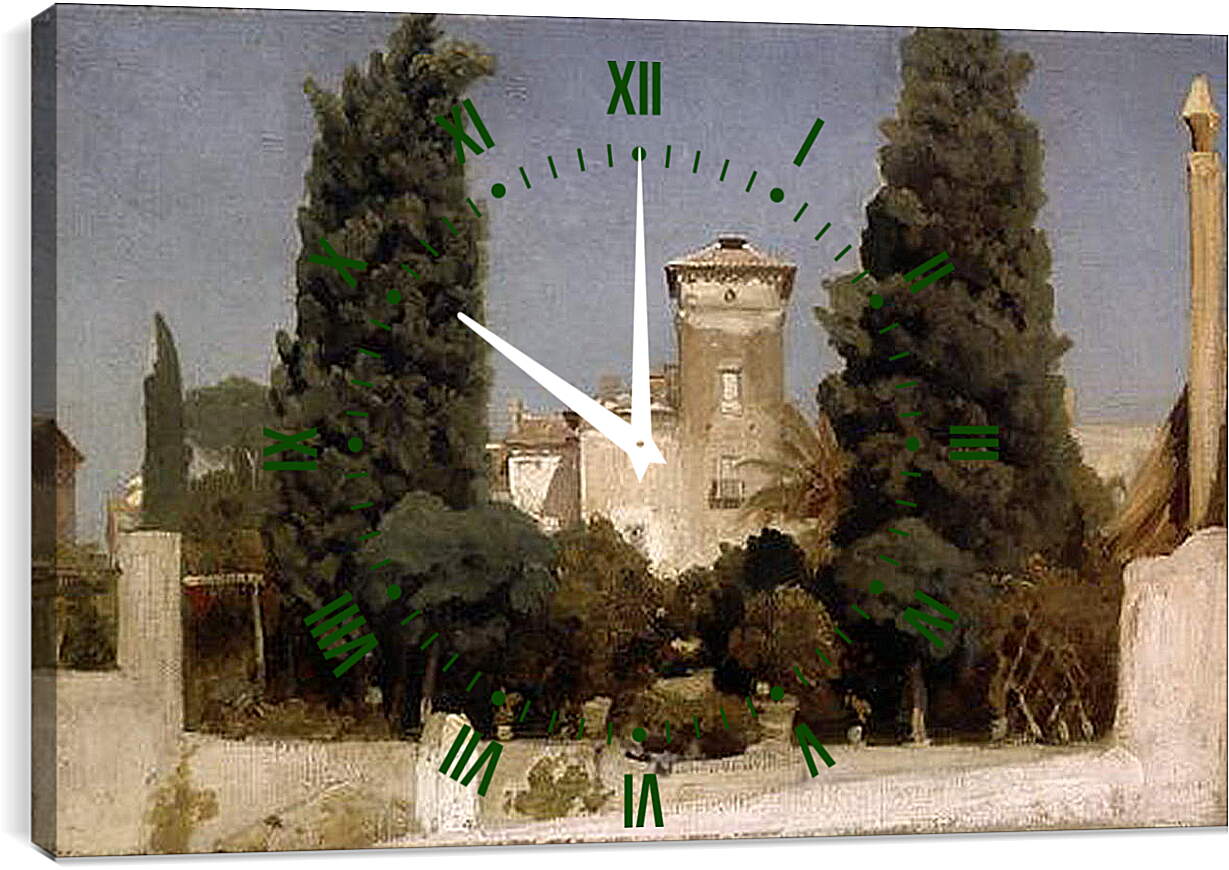 Часы картина - The Villa Malta, Rome. Вилла Мальта, Рим. Барон Фредерик Лейтон