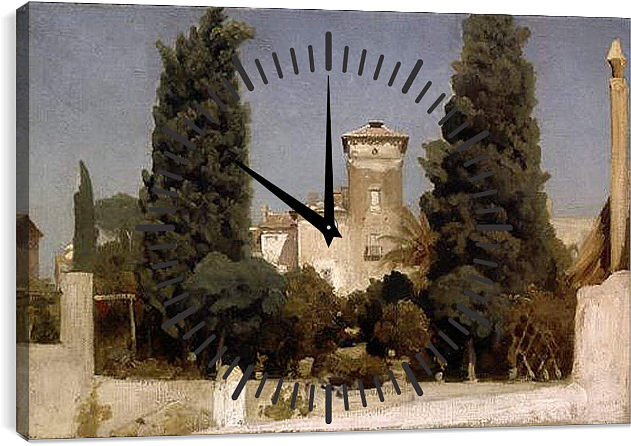 Часы картина - The Villa Malta, Rome. Вилла Мальта, Рим. Барон Фредерик Лейтон