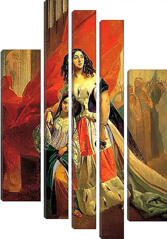 Модульная картина - Портрет графини Юлии Павловны Самойловой. Брюллов Карл Павлович