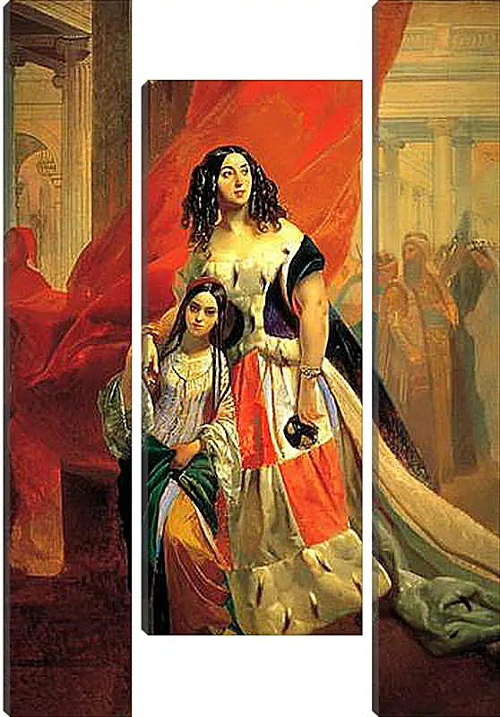 Модульная картина - Портрет графини Юлии Павловны Самойловой. Брюллов Карл Павлович