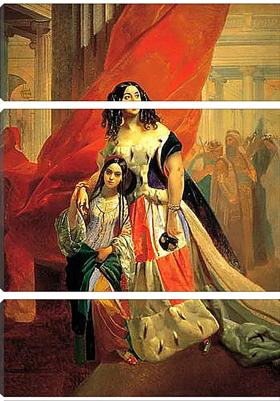 Модульная картина - Портрет графини Юлии Павловны Самойловой. Брюллов Карл Павлович