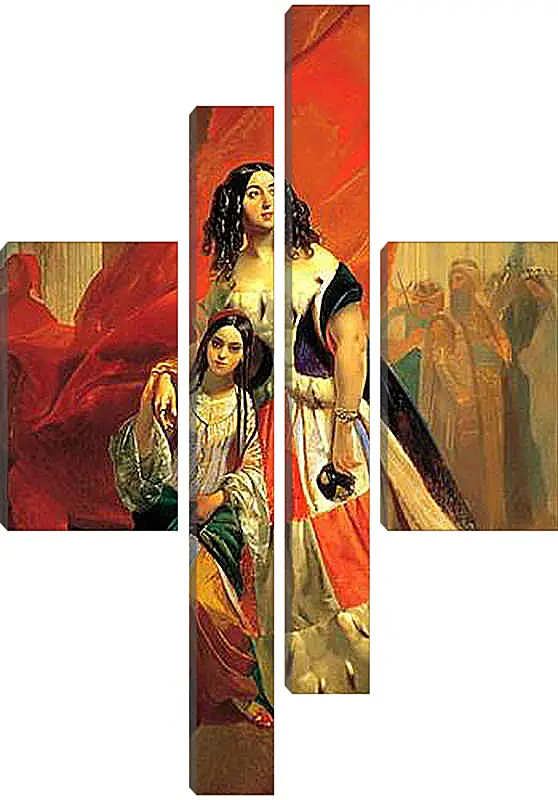 Модульная картина - Портрет графини Юлии Павловны Самойловой. Брюллов Карл Павлович