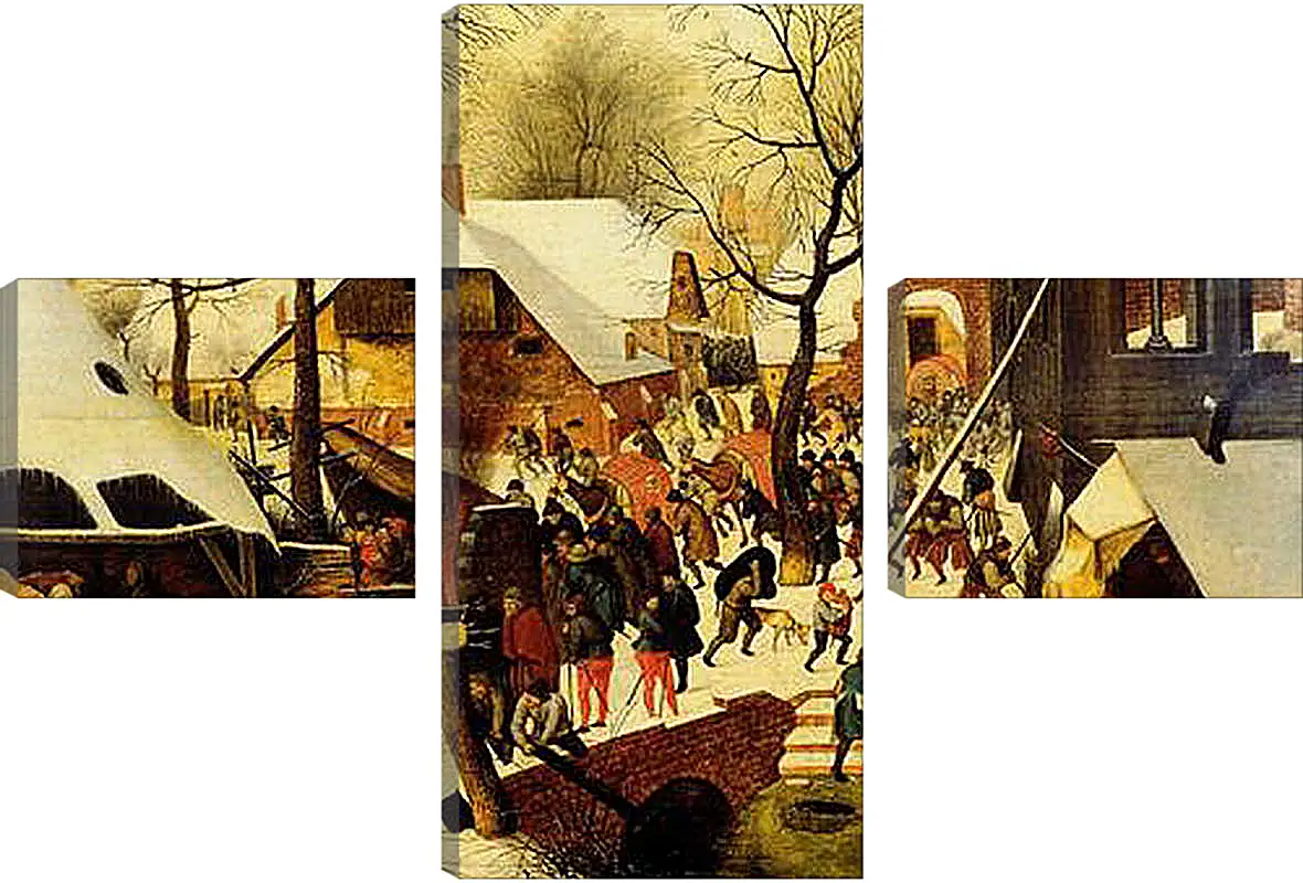 Модульная картина - The adoration of the magi. Брейгель Питер Старший
