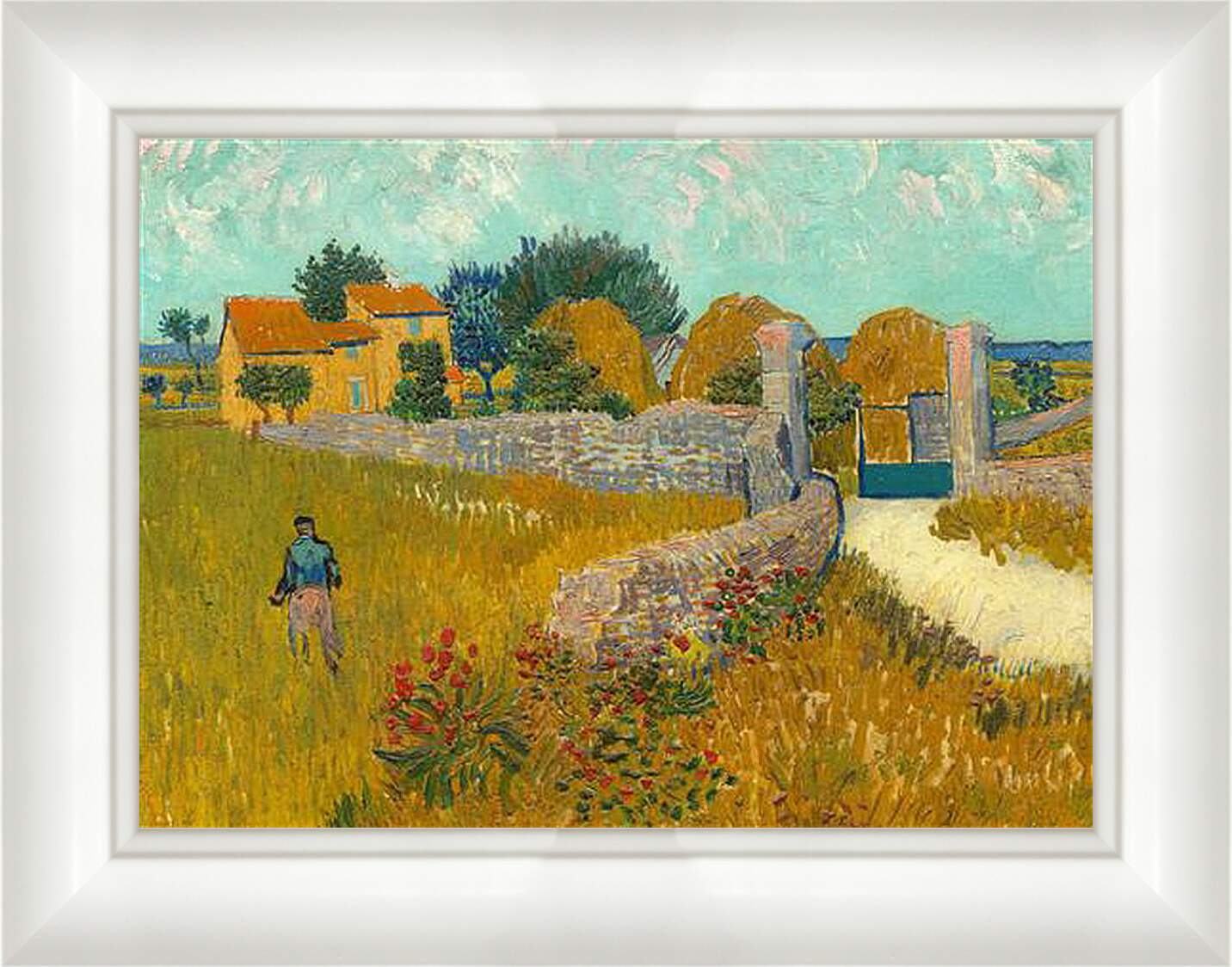 Картина в раме - Farmhouse in Provence - Дом в Провансе. Винсент Ван Гог