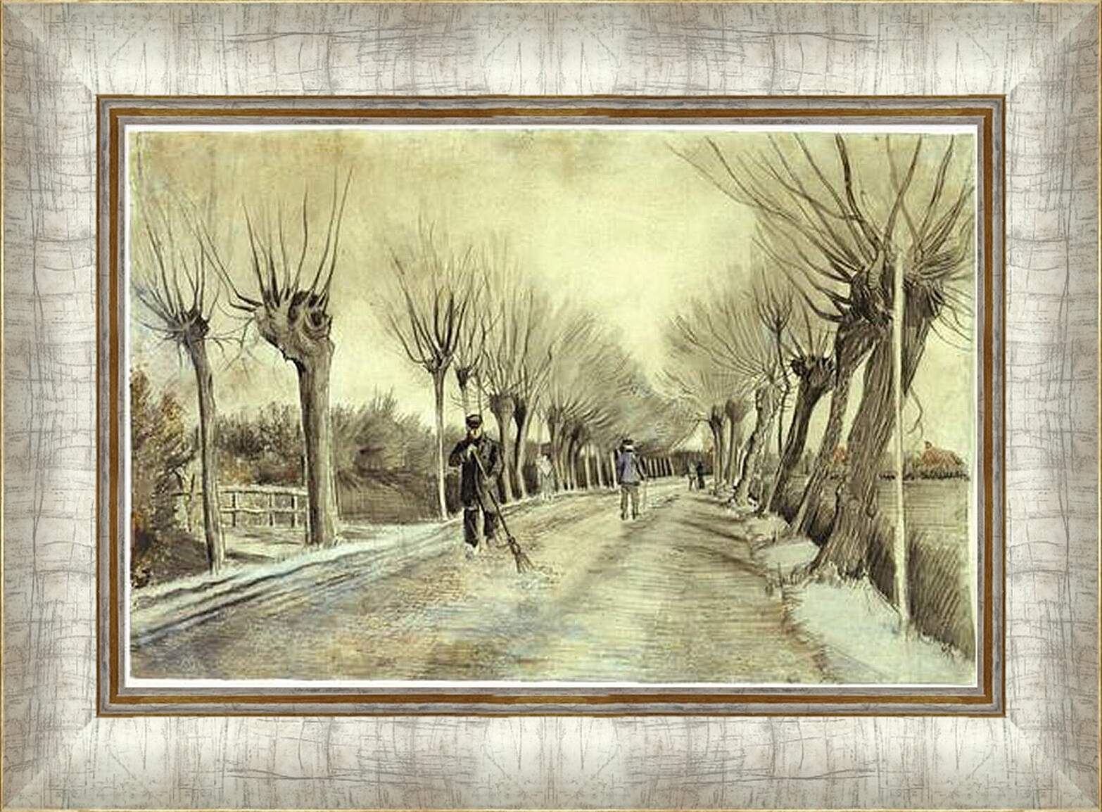 Картина в раме - Road in Etten - Дорога в Иттен. Винсент Ван Гог