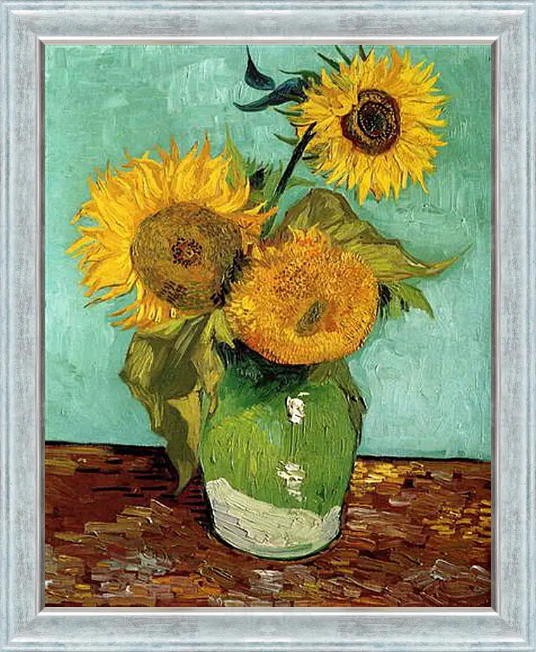 Картина в раме - sunflowers - подсолнухи. Винсент Ван Гог