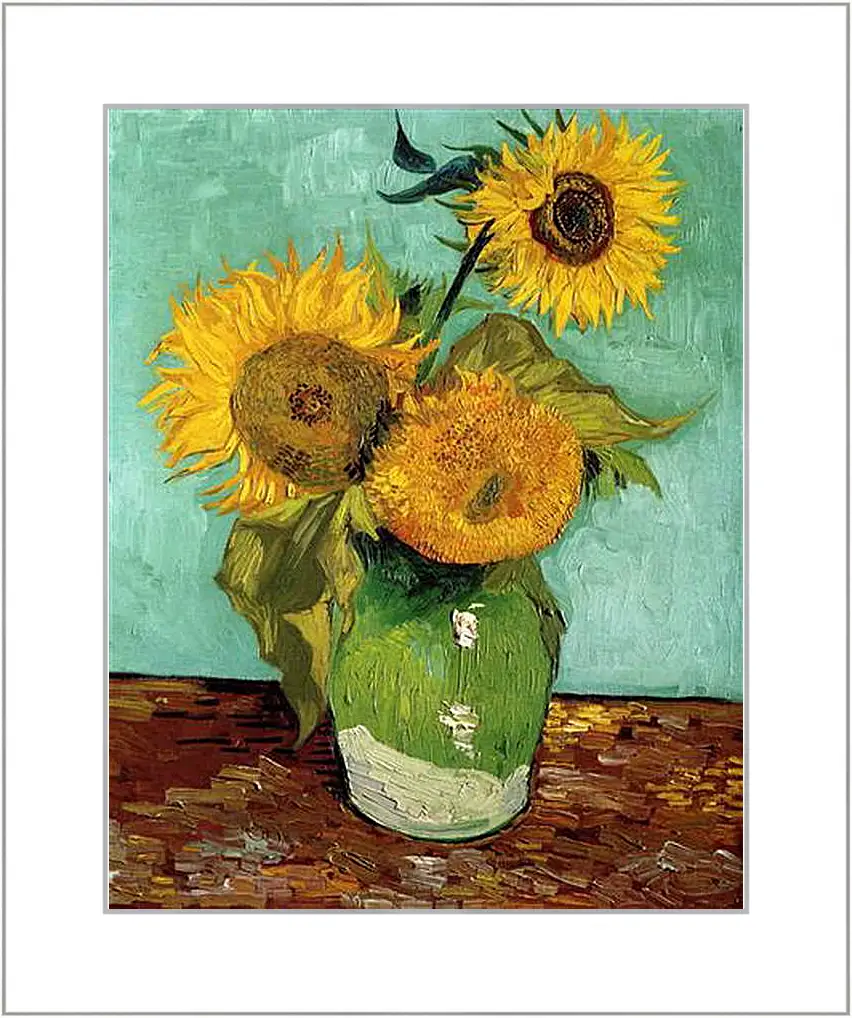 Картина в раме - sunflowers - подсолнухи. Винсент Ван Гог