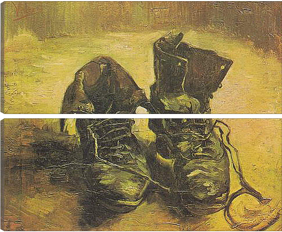 Модульная картина - Een paar schoenen - Башмаки. Винсент Ван Гог