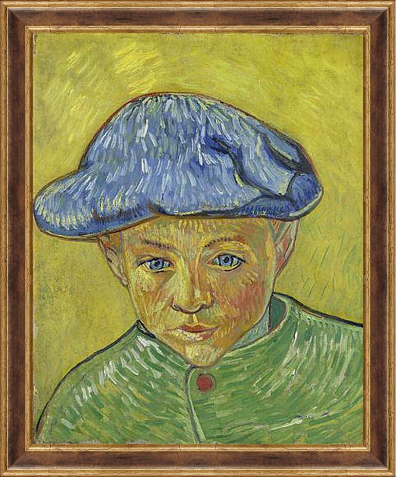 Картина в раме - Portrait of Camille Roulin. Винсент Ван Гог