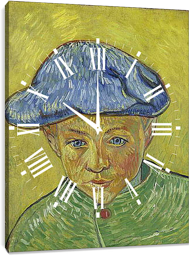 Часы картина - Portrait of Camille Roulin. Винсент Ван Гог
