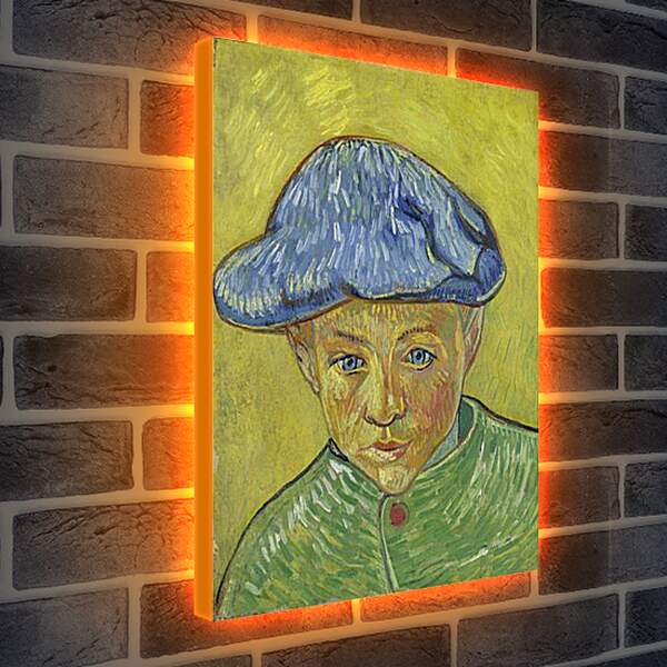 Лайтбокс световая панель - Portrait of Camille Roulin. Винсент Ван Гог