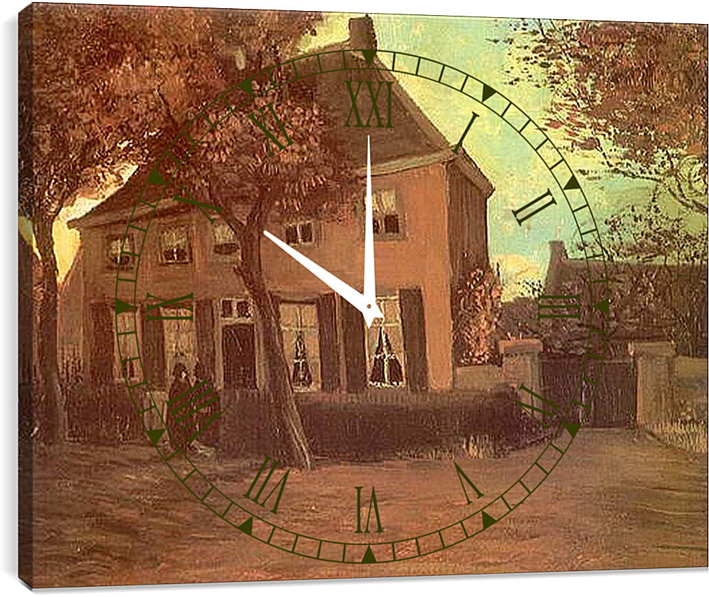 Часы картина - Дом. Винсент Ван Гог