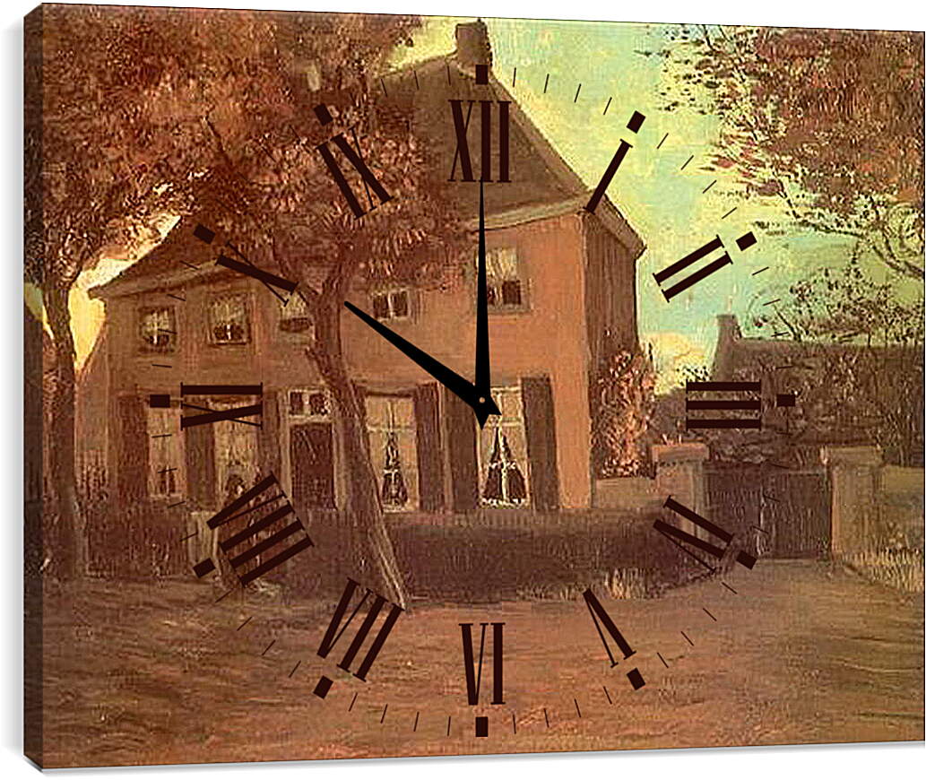 Часы картина - Дом. Винсент Ван Гог