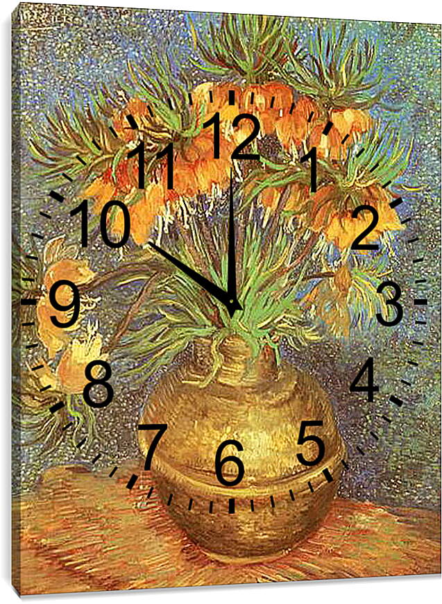 Часы картина - flaver - Цветы. Винсент Ван Гог