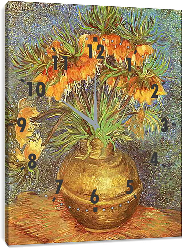 Часы картина - flaver - Цветы. Винсент Ван Гог