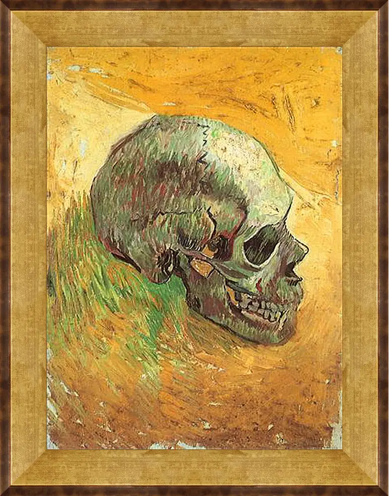 Картина в раме - Skull - Череп. Винсент Ван Гог