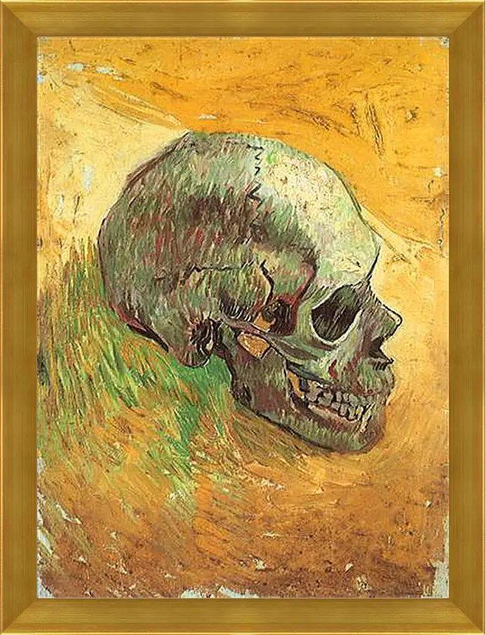 Картина в раме - Skull - Череп. Винсент Ван Гог