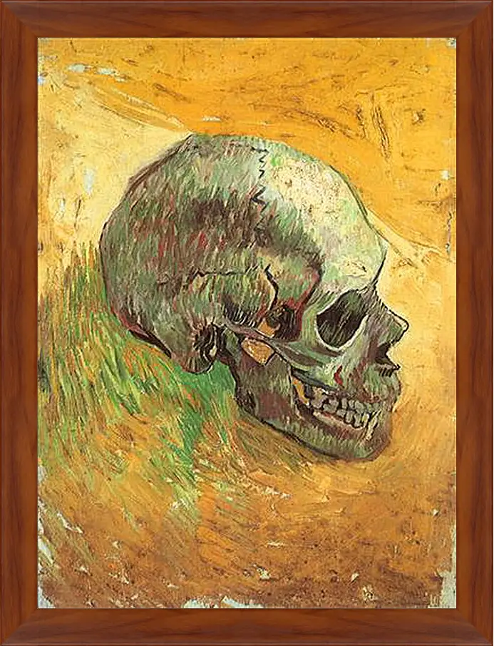 Картина в раме - Skull - Череп. Винсент Ван Гог