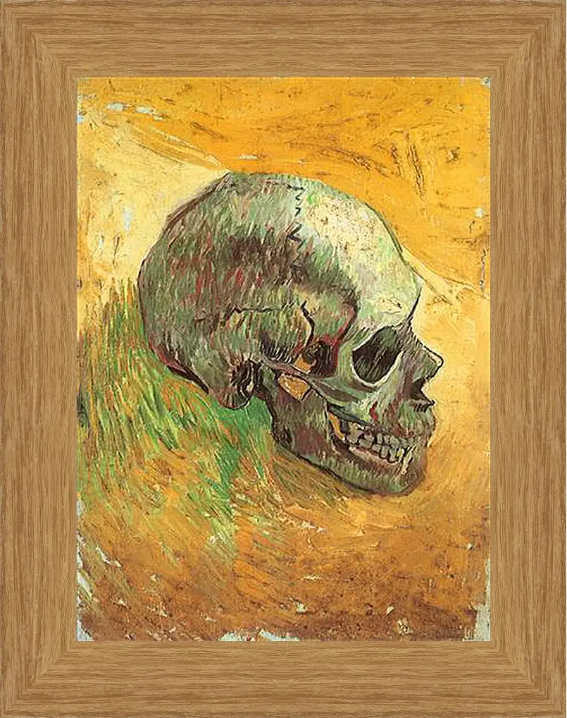 Картина в раме - Skull - Череп. Винсент Ван Гог