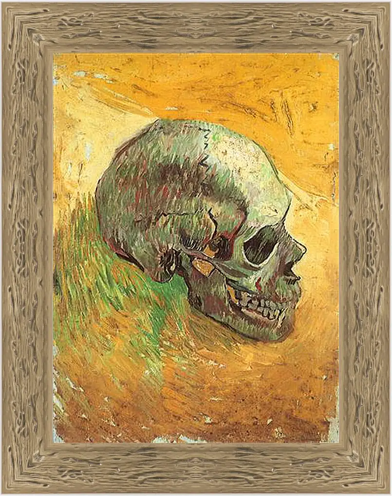 Картина в раме - Skull - Череп. Винсент Ван Гог