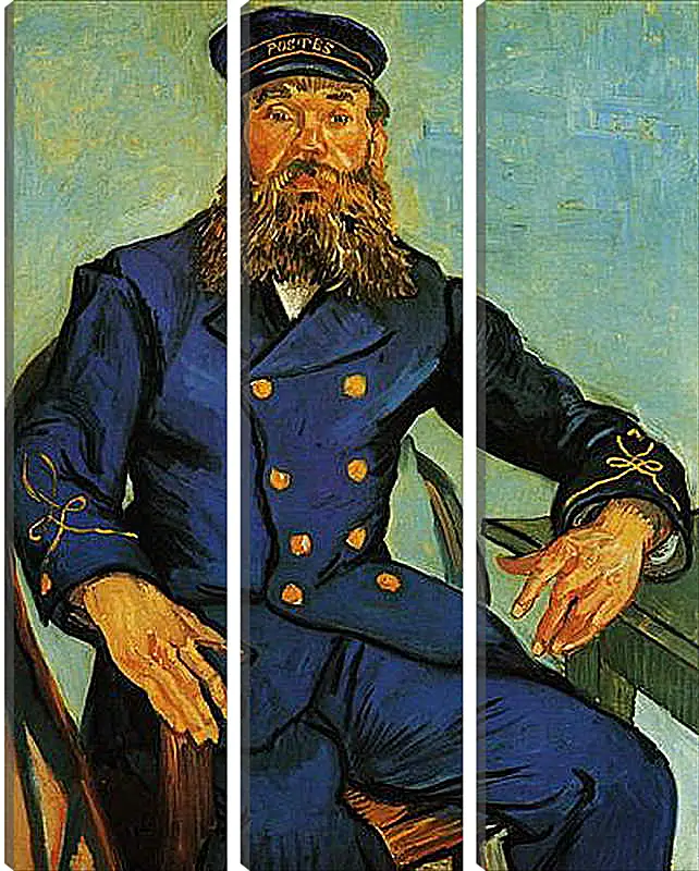 Модульная картина - Portrait of the Postman Joseph Roulin. Винсент Ван Гог