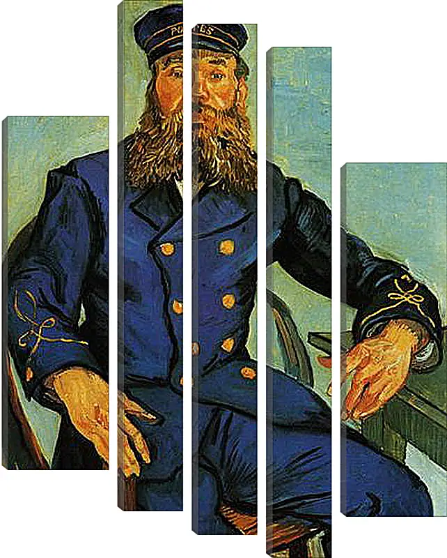 Модульная картина - Portrait of the Postman Joseph Roulin. Винсент Ван Гог