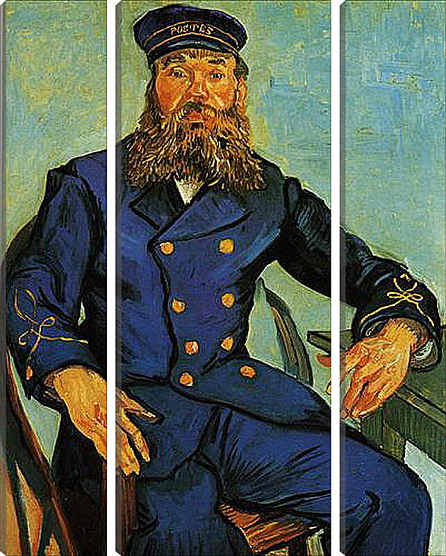 Модульная картина - Portrait of the Postman Joseph Roulin. Винсент Ван Гог