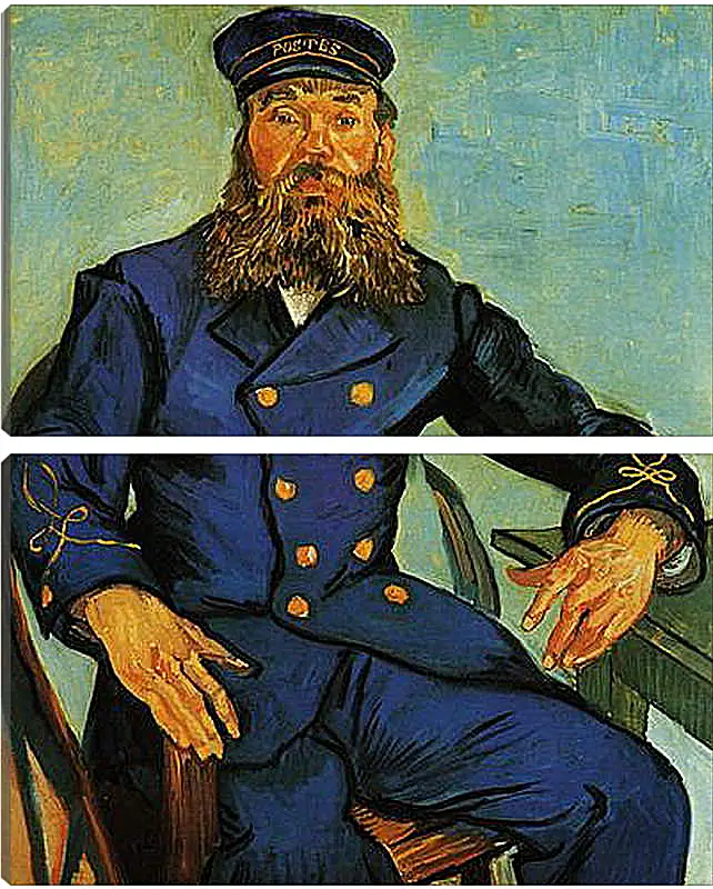 Модульная картина - Portrait of the Postman Joseph Roulin. Винсент Ван Гог