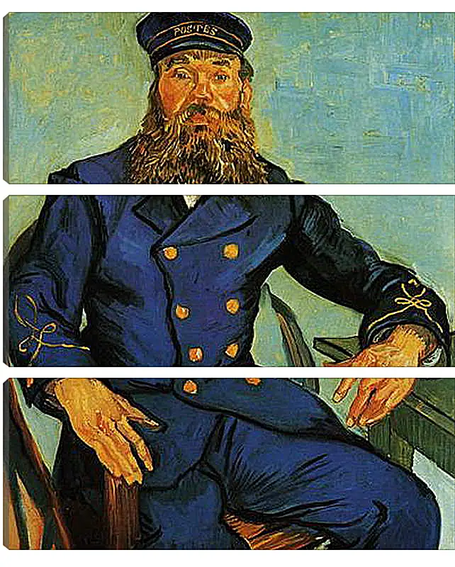 Модульная картина - Portrait of the Postman Joseph Roulin. Винсент Ван Гог