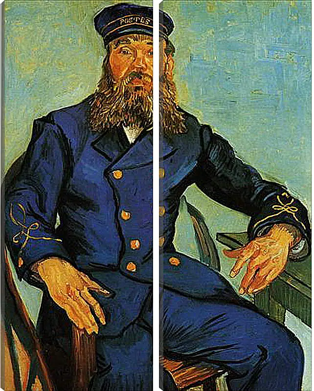 Модульная картина - Portrait of the Postman Joseph Roulin. Винсент Ван Гог