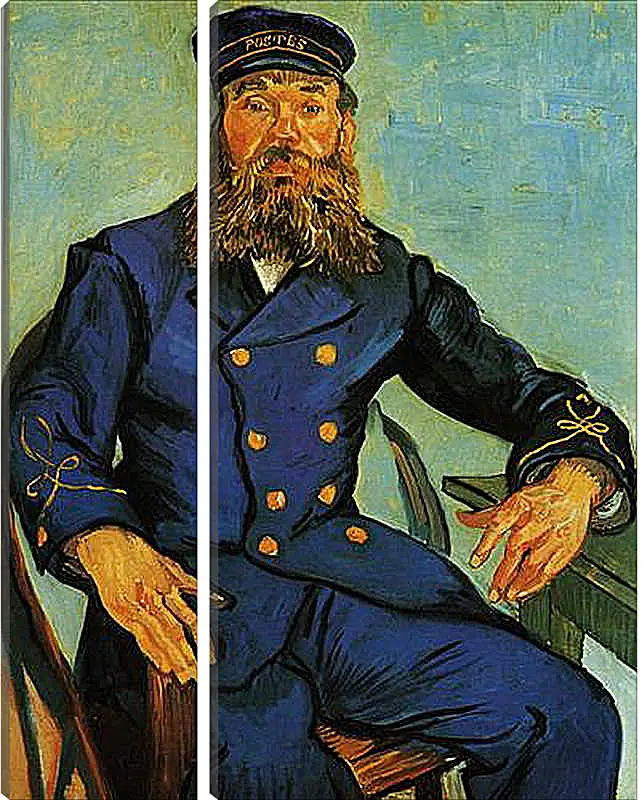 Модульная картина - Portrait of the Postman Joseph Roulin. Винсент Ван Гог