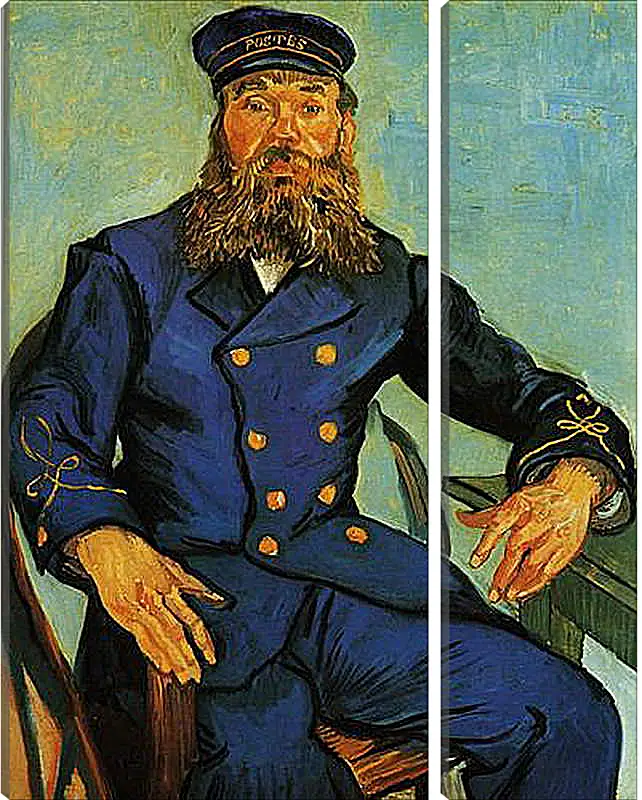 Модульная картина - Portrait of the Postman Joseph Roulin. Винсент Ван Гог