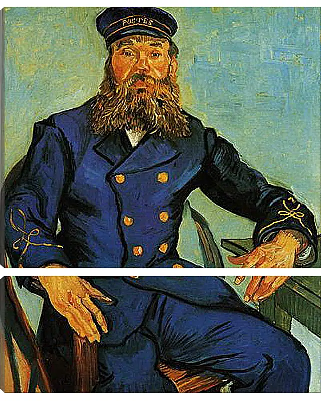 Модульная картина - Portrait of the Postman Joseph Roulin. Винсент Ван Гог