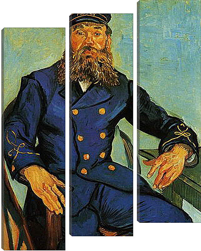 Модульная картина - Portrait of the Postman Joseph Roulin. Винсент Ван Гог