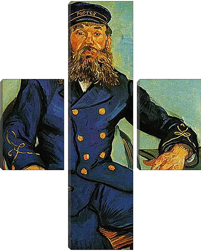 Модульная картина - Portrait of the Postman Joseph Roulin. Винсент Ван Гог