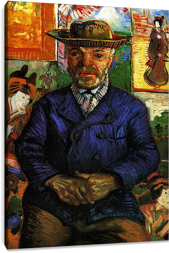 Постер и плакат - Portrait of Pere Tanguy 3. Винсент Ван Гог