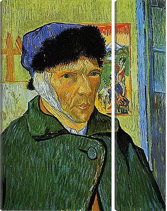 Модульная картина - Self-Portrait with Bandaged Ear. Винсент Ван Гог