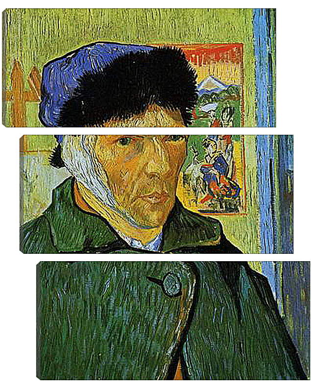 Модульная картина - Self-Portrait with Bandaged Ear. Винсент Ван Гог