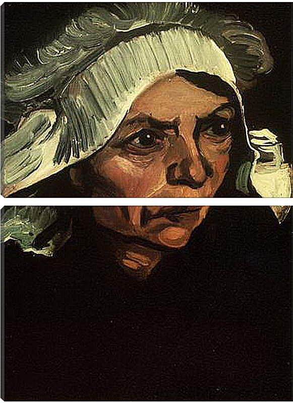 Модульная картина - Крестьянка в белом чепце. Винсент Ван Гог