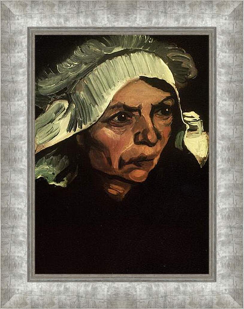 Картина в раме - Крестьянка в белом чепце. Винсент Ван Гог
